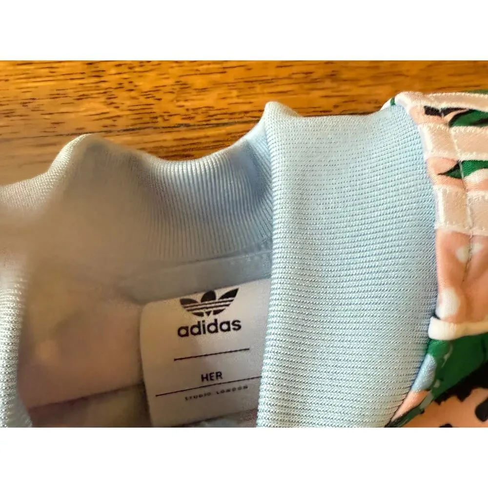 Adidas Girls' Floral Track Jacket Size 13-14